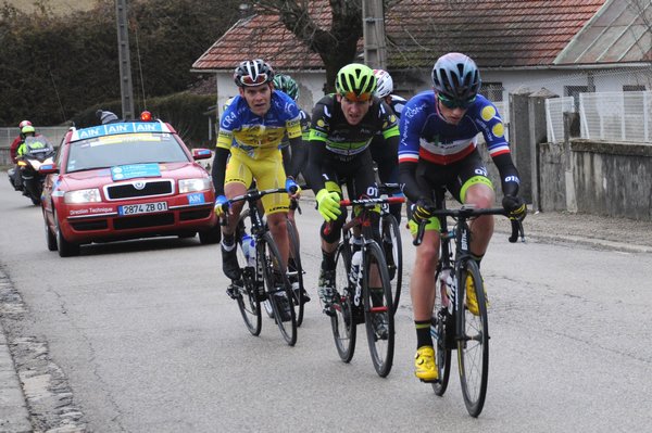 Victor Lafay avec son maillot de Champion de France Espoirs a payé de sa (...)
